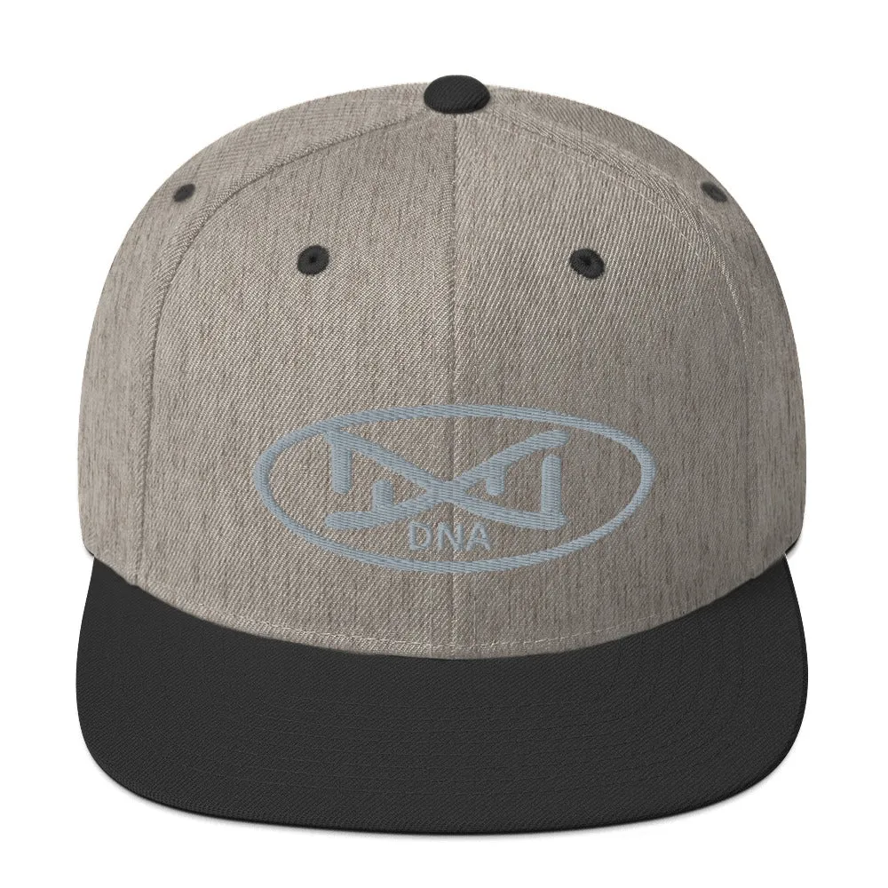 New DNA Brand Gray Snapback Hat