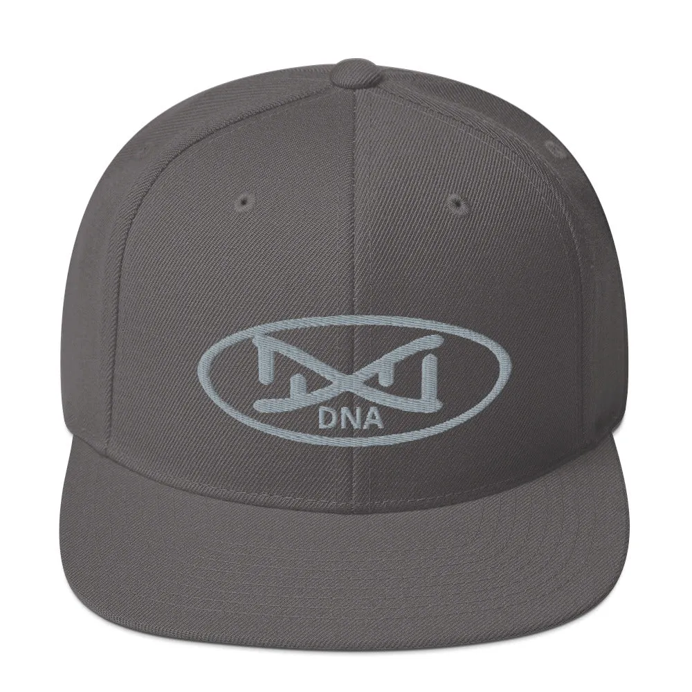 New DNA Brand Gray Snapback Hat