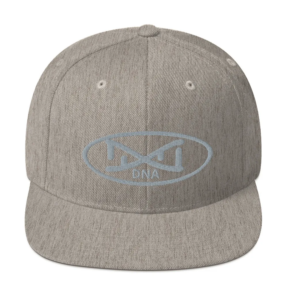 New DNA Brand Gray Snapback Hat