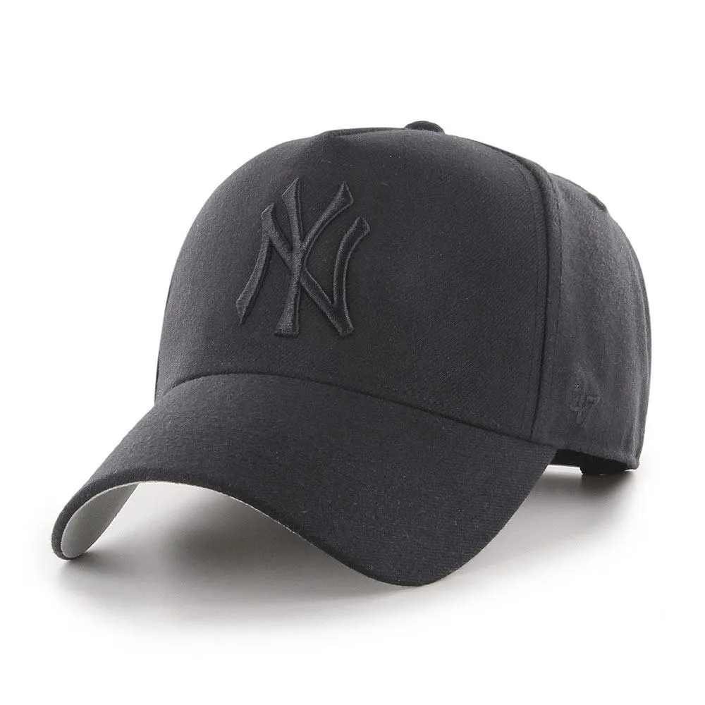 New York Yankees Black/Black '47 MVP DT Snapback