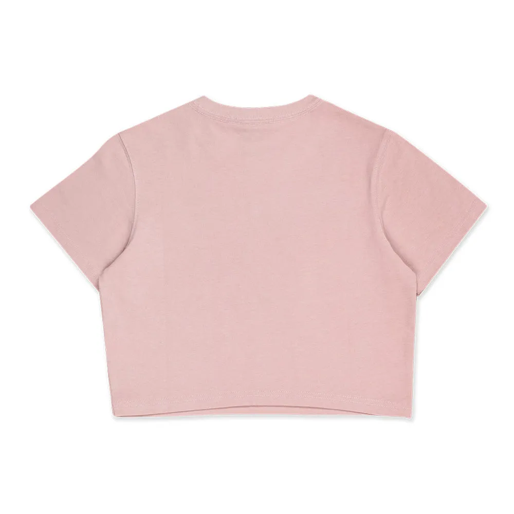 New York Yankees MLB Preppy Dirty Rose Women Crop Top Tee
