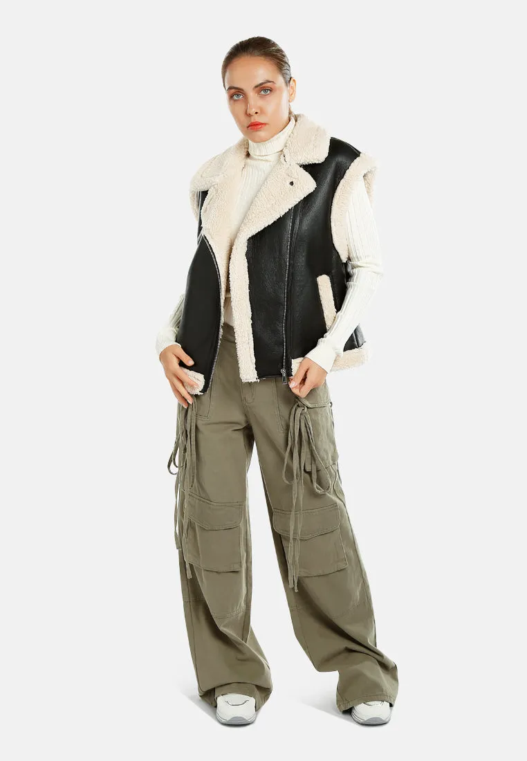 Notched Lapel Relaxed Vest By RUW