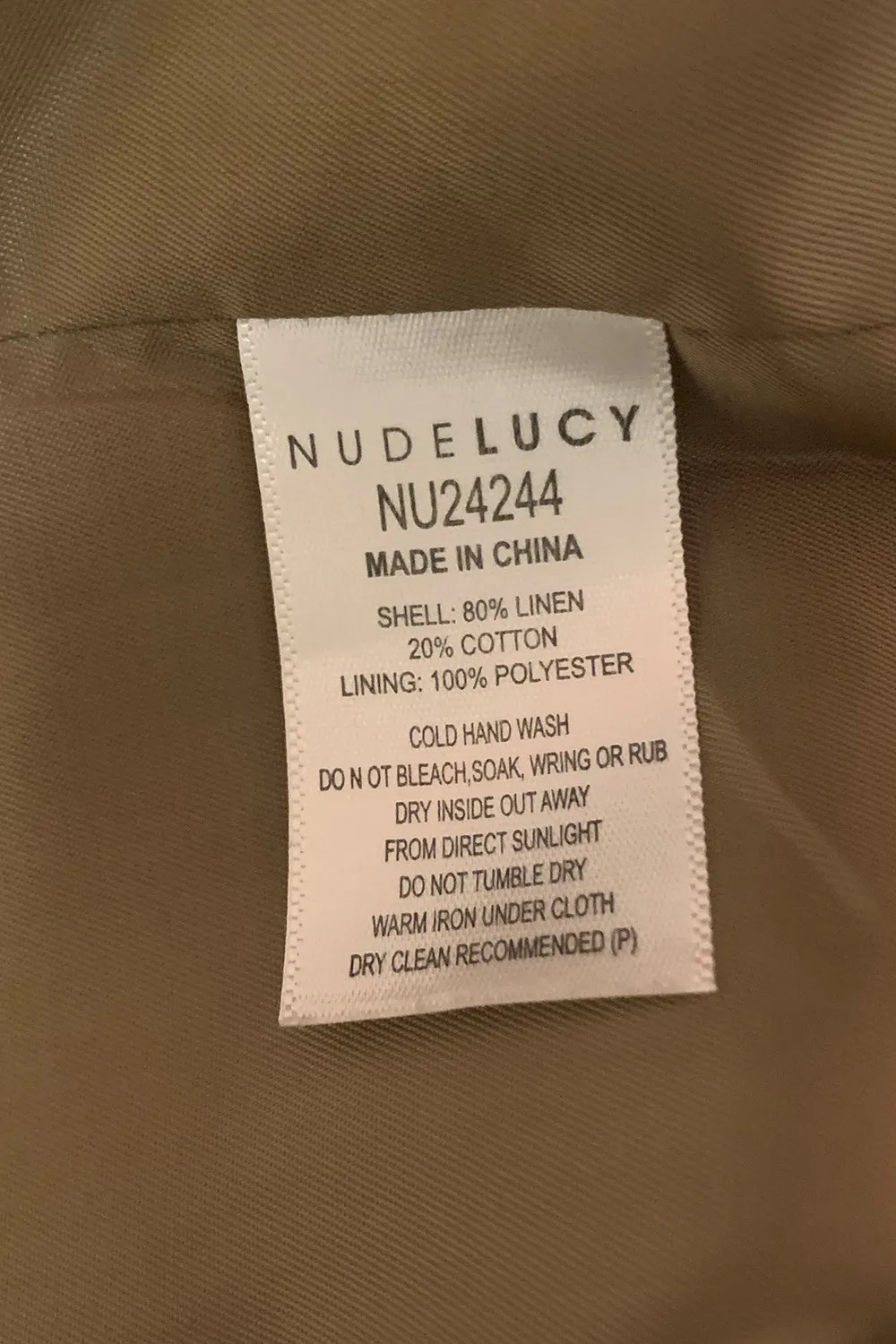 NUDELUCY Brown Blazer