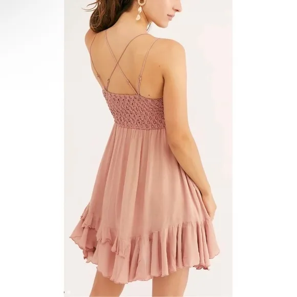 NWT Free People Adella Slip Dress
