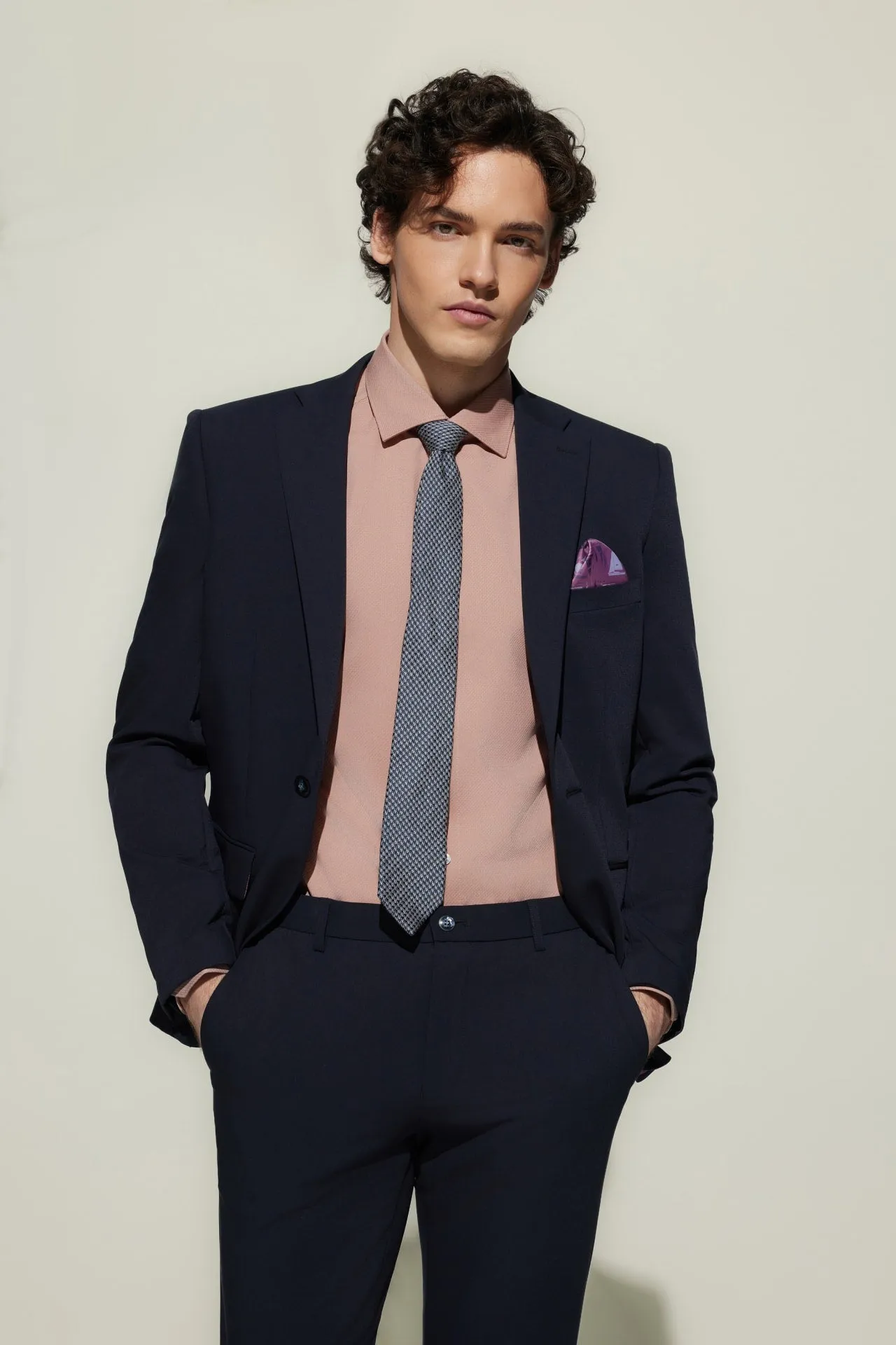 Nylon Modal Silk Smart Fit Suit Blazer