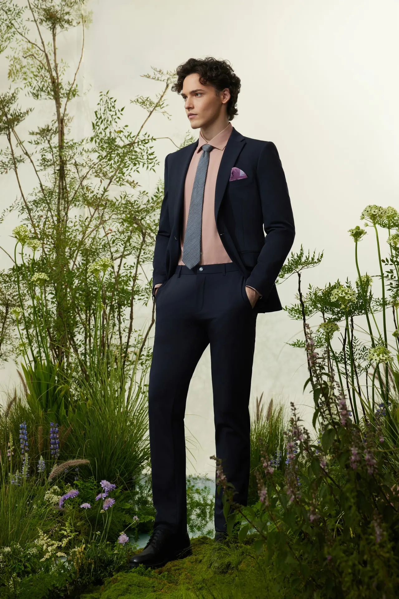Nylon Modal Silk Smart Fit Suit Blazer