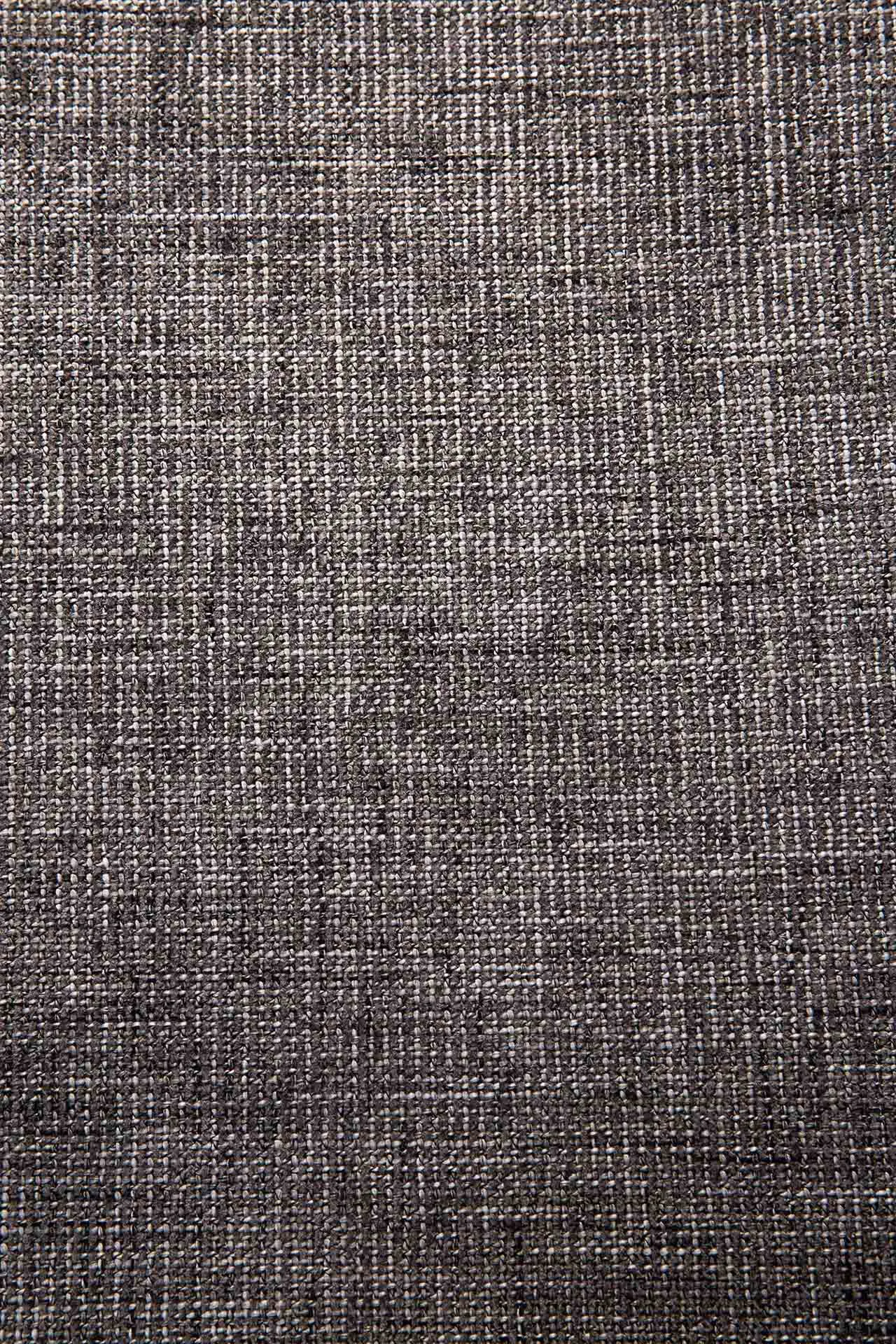 Oak Bok Black Dining Chair - Grey Upholstery - Varnished