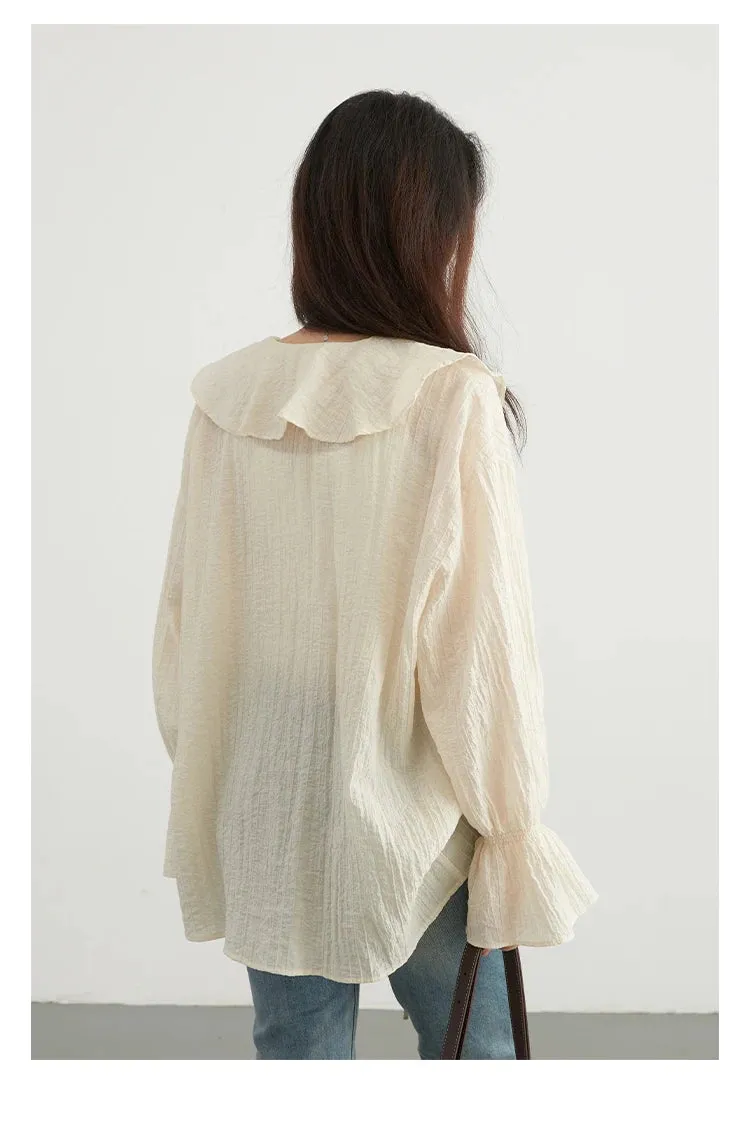Obsidian Phoenix Women’s Ruffled Edge Shirt