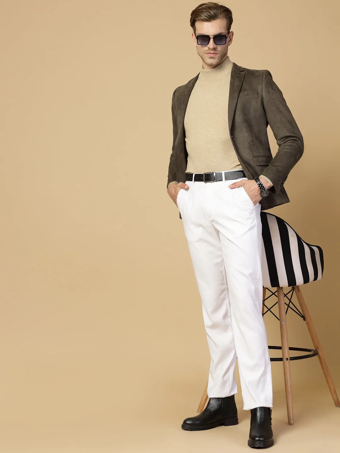 Olive Suede Jacket