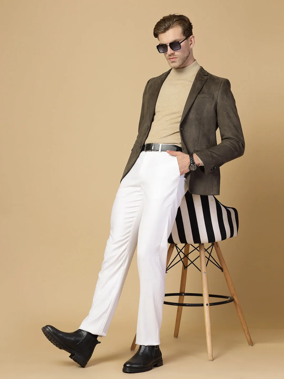 Olive Suede Jacket