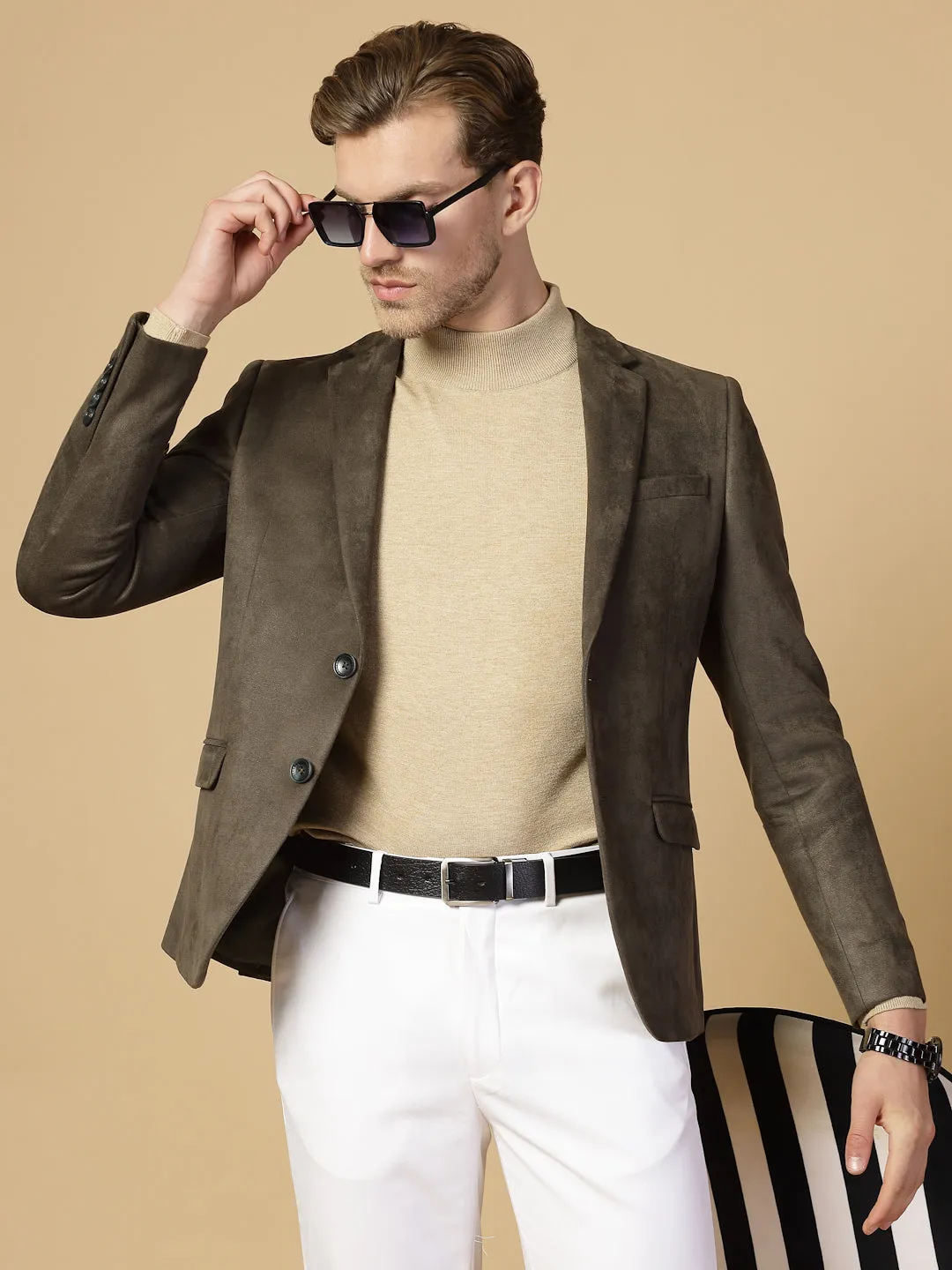 Olive Suede Jacket
