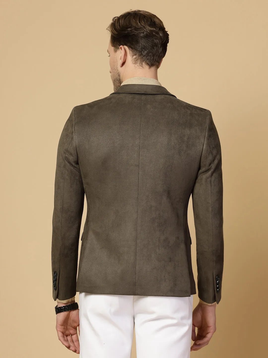 Olive Suede Jacket