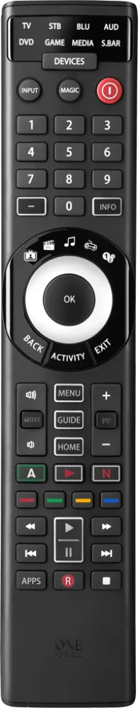 One For All Smart Control 8-Device Universal Remote