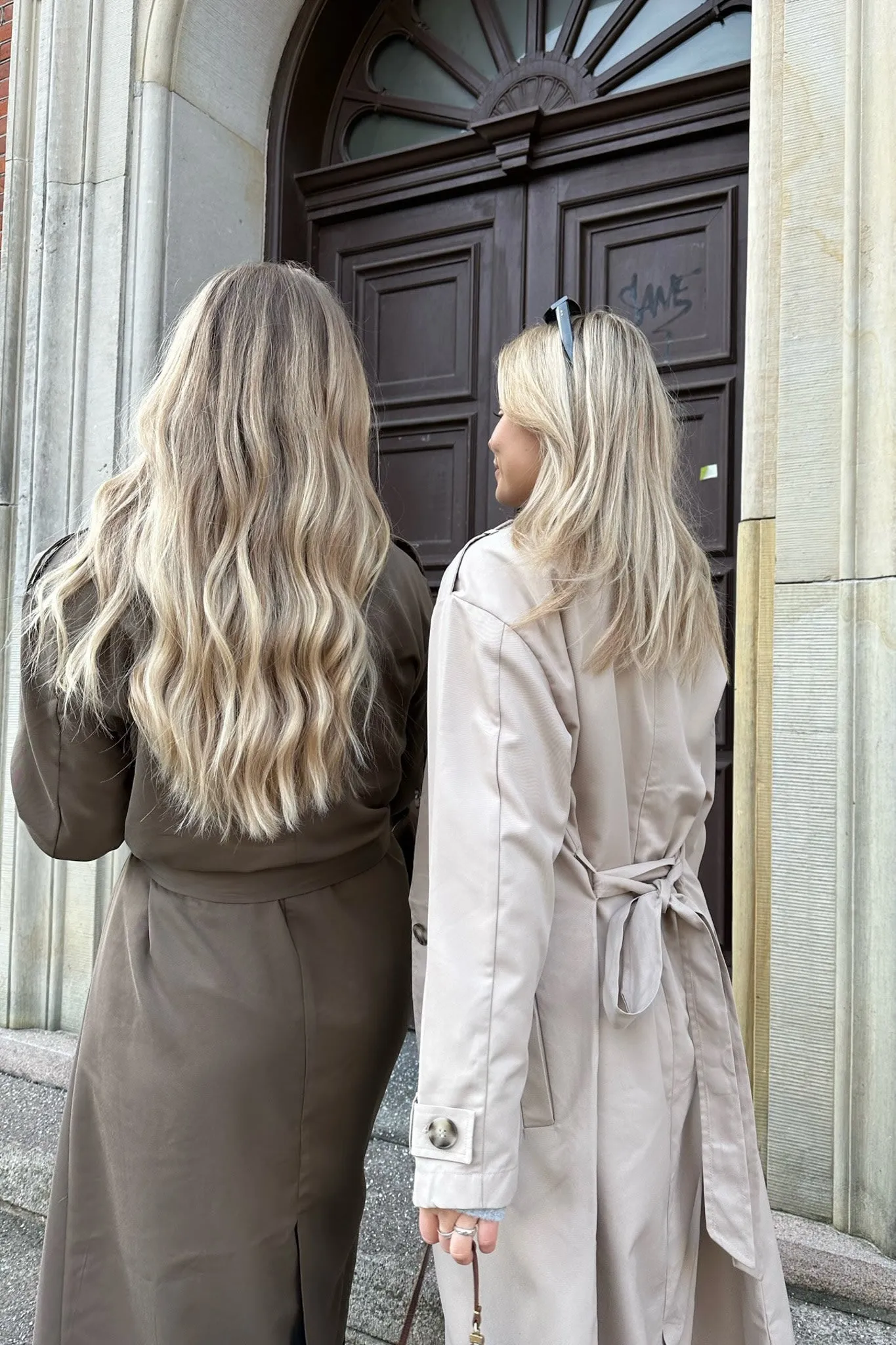 ONLLine Trenchcoat - Mørkebrun