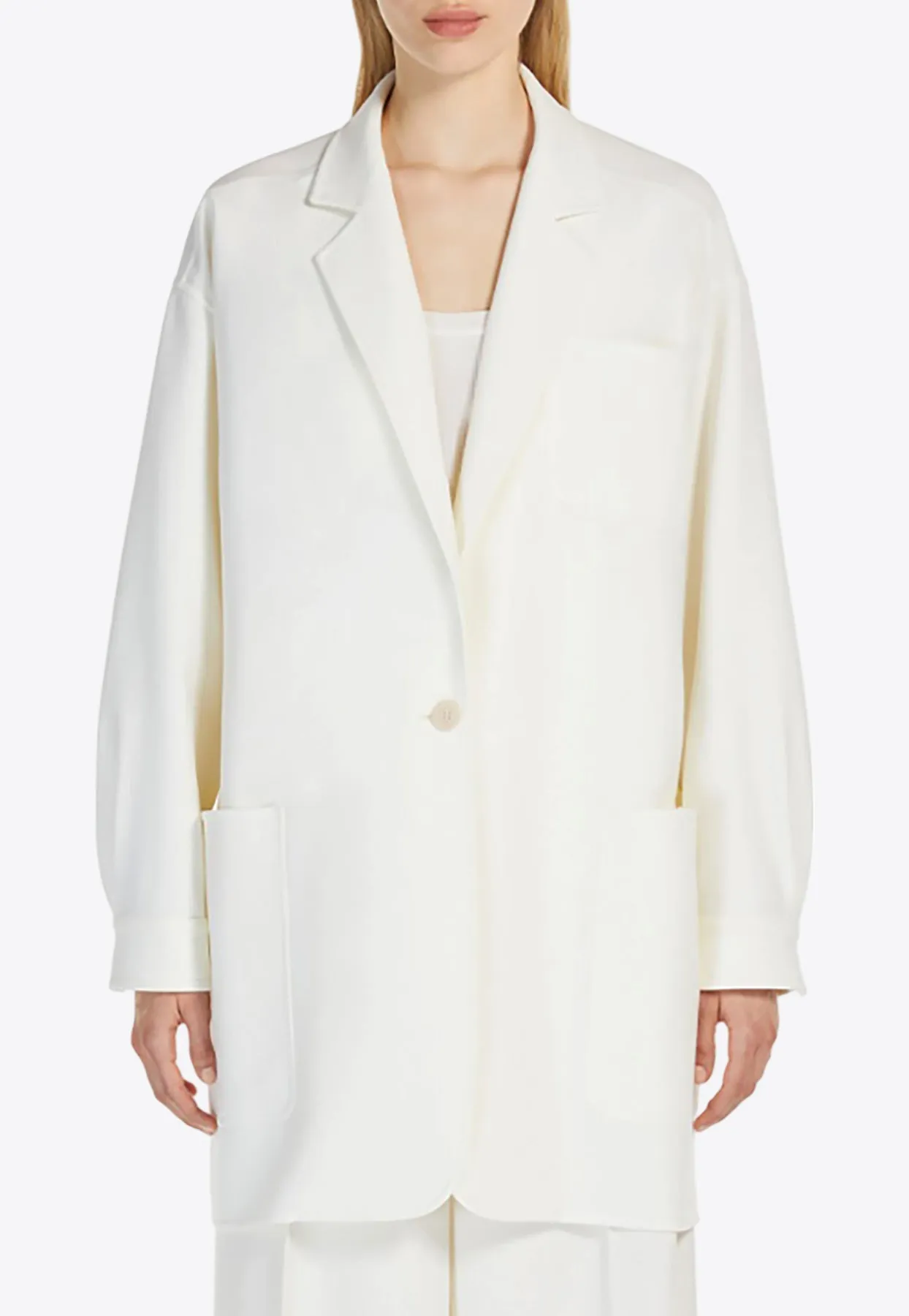 Orlaya Oversized Single-Breasted Blazer
