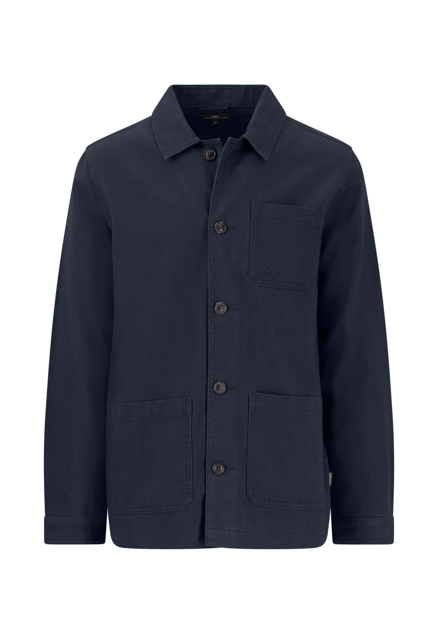 Overshirt aus Twill mit Kentkragen