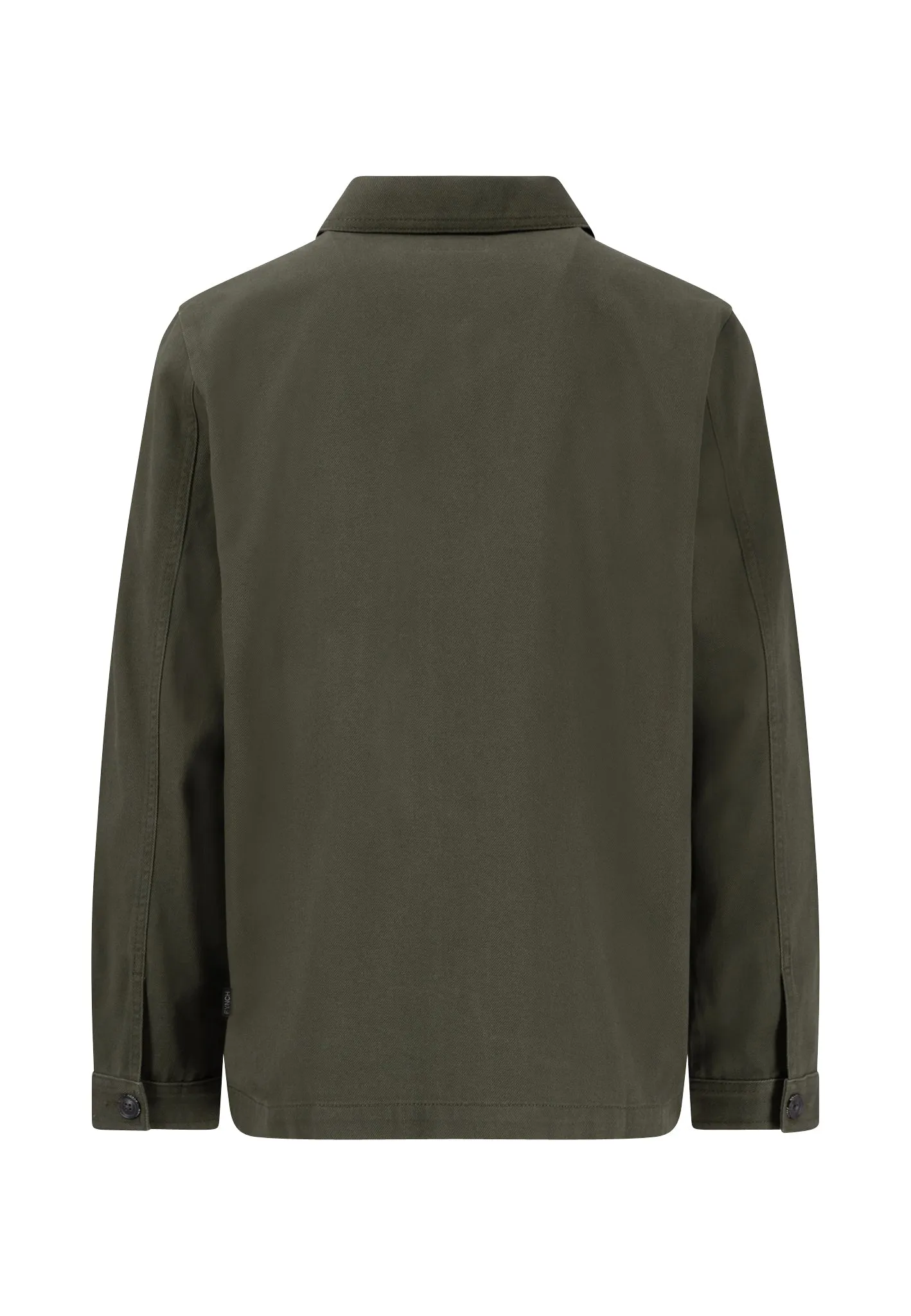 Overshirt aus Twill mit Kentkragen
