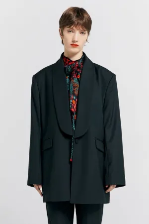 Oversized Dinner Jacket Dark Green