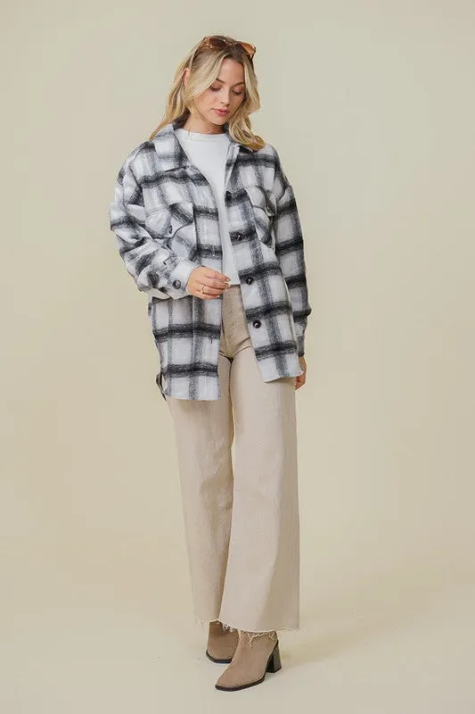 OVERSIZED PLAID SHACKET (Various colors), Timing