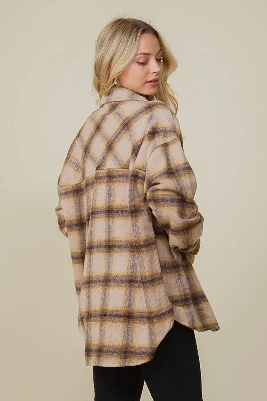 OVERSIZED PLAID SHACKET (Various colors), Timing