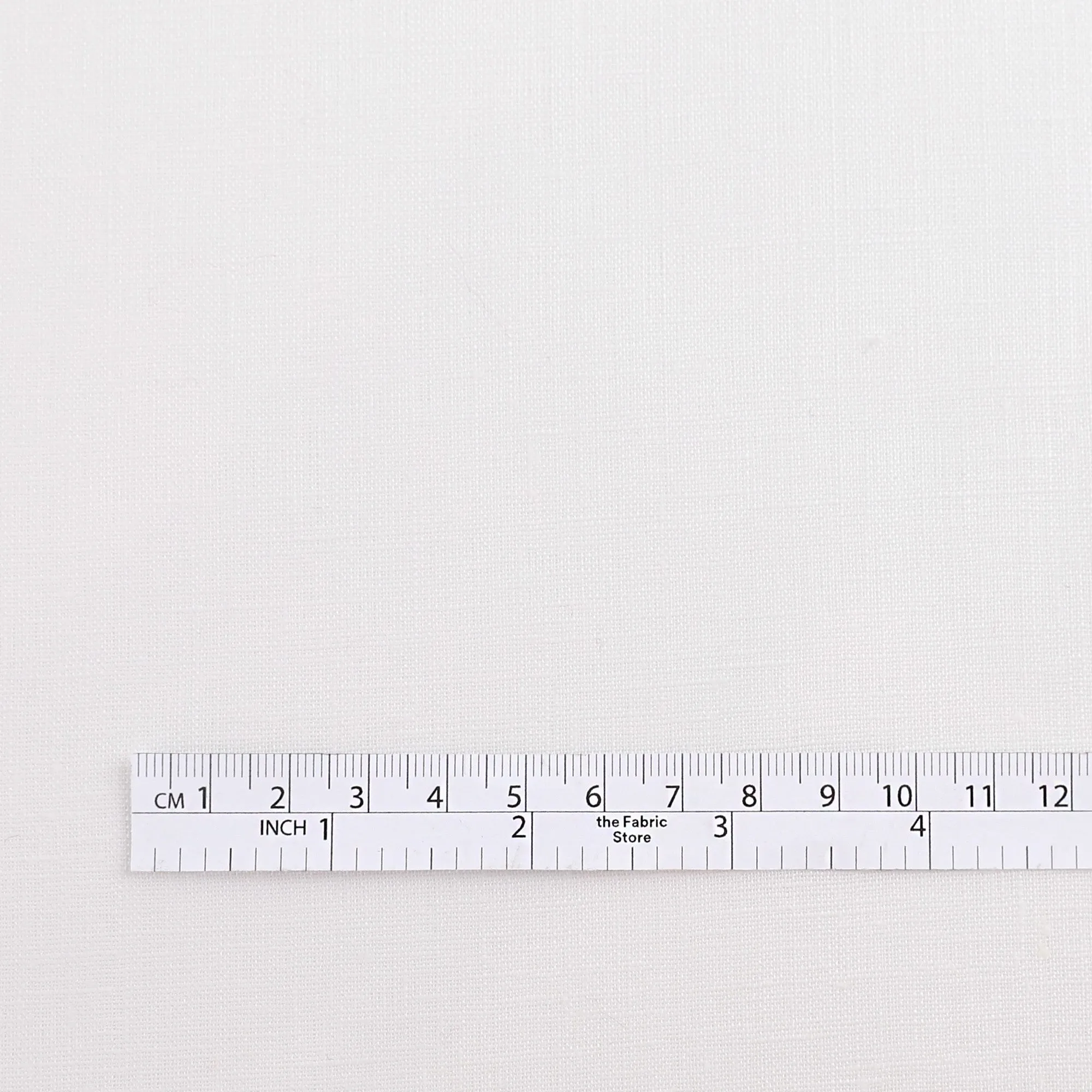 Plain Weave Linen - White