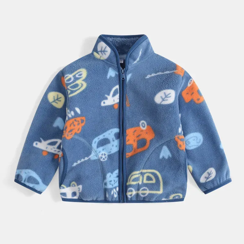 Playful Print Cozy Fleece