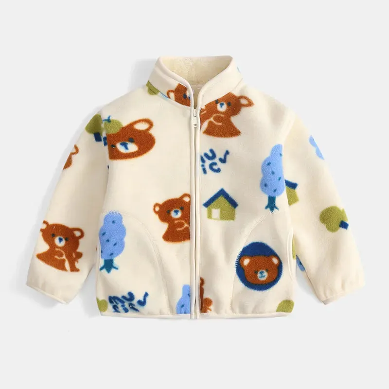 Playful Print Cozy Fleece