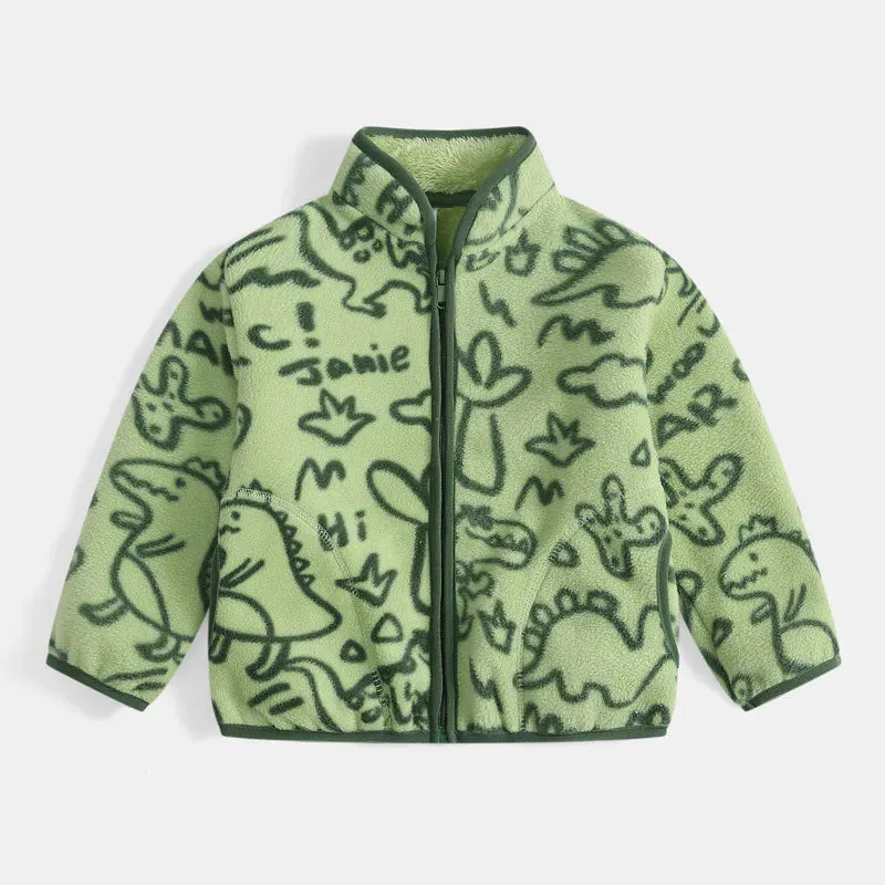 Playful Print Cozy Fleece
