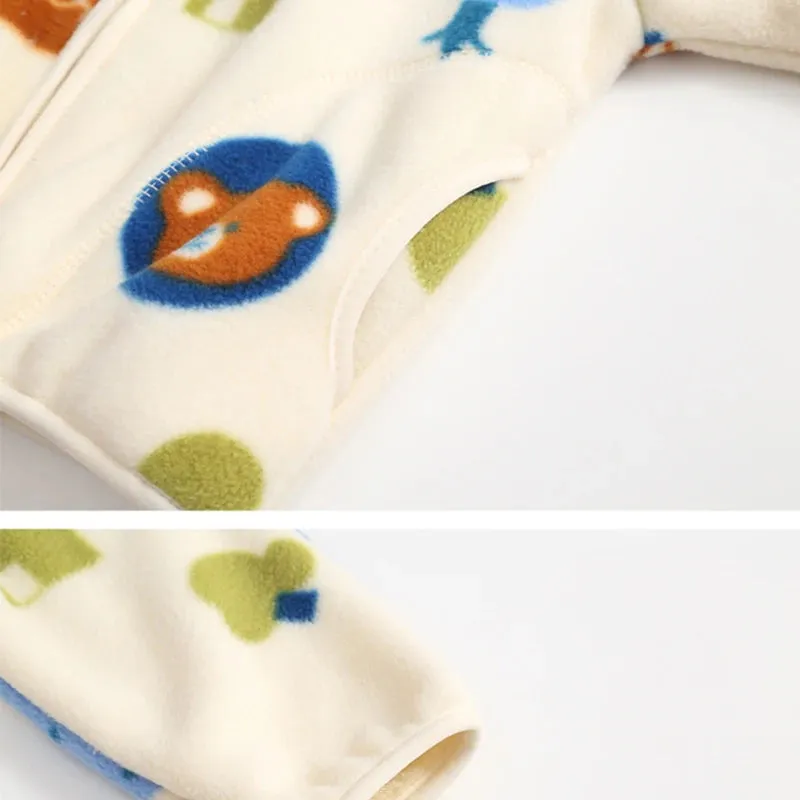 Playful Print Cozy Fleece