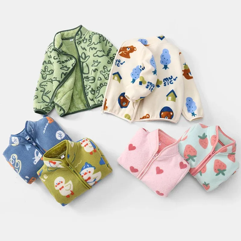 Playful Print Cozy Fleece