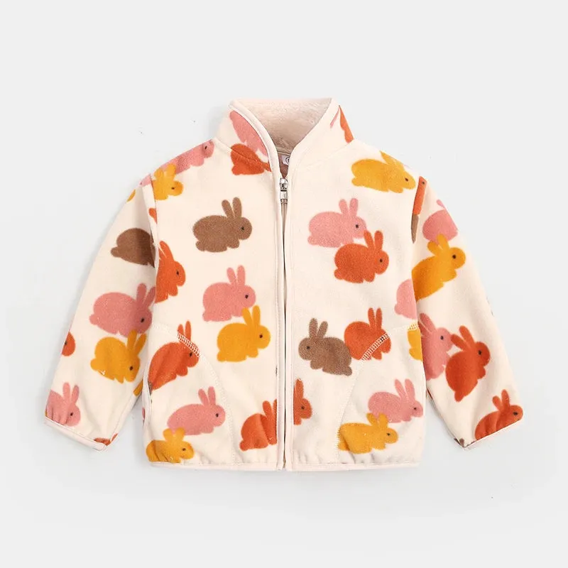 Playful Print Cozy Fleece