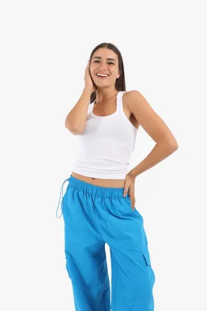 Plunge Round Neck Top