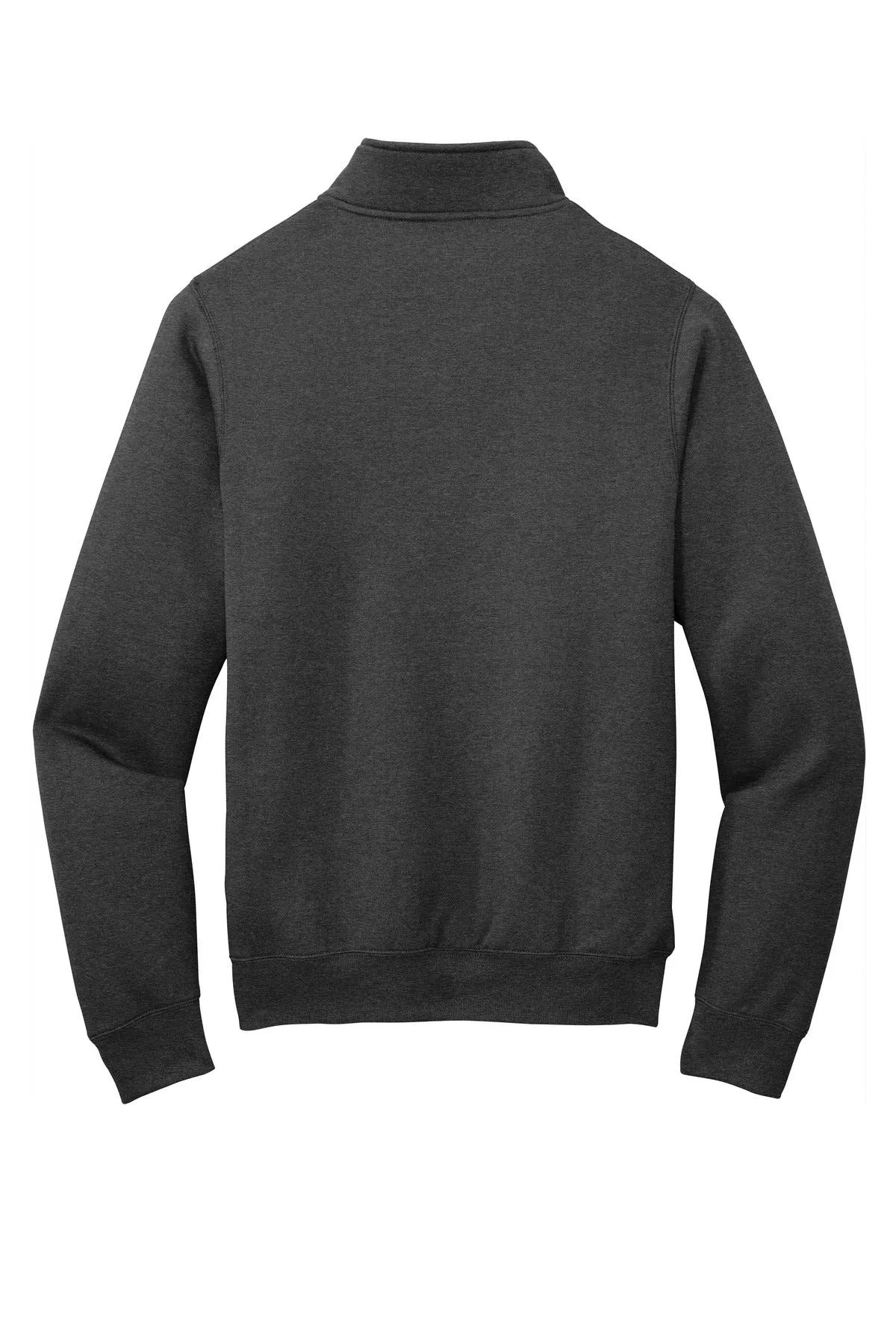 Port & Company  Core Fleece 1/4-Zip Pullover Sweatshirt PC78Q Dark Heather Grey
