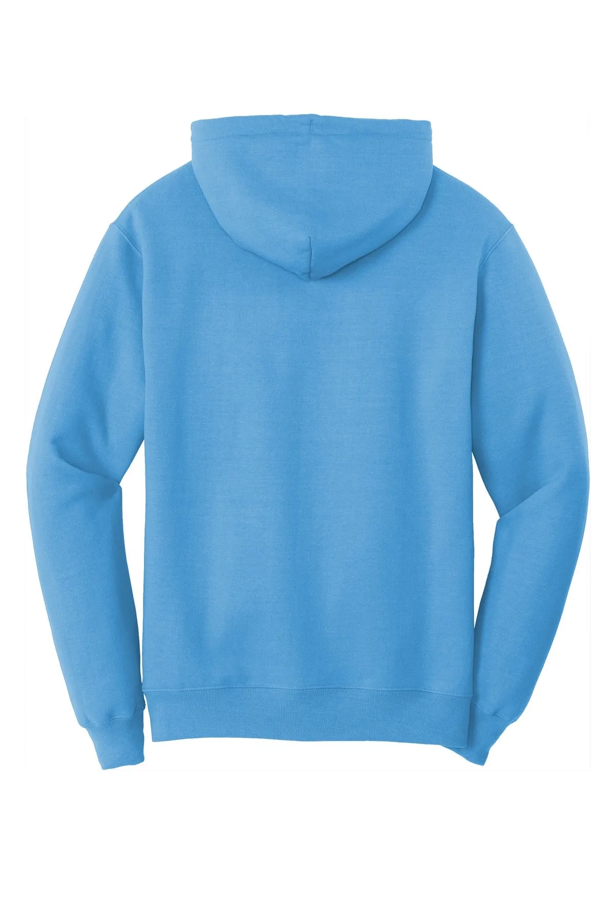 Port & Company Core Fleece Pullover Hooded Sweatshirt. PC78H Aquatic Blue