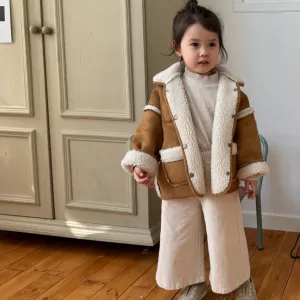 PRE-ORDER LA CAMEL REVERSIBLE COAT TEDDY/SUEDE