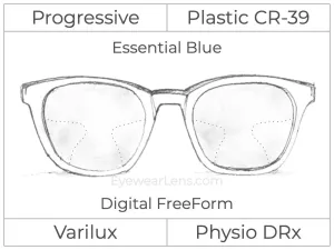 Progressive - Varilux - Physio DRx - Digital - Plastic - Smart Blue Filter