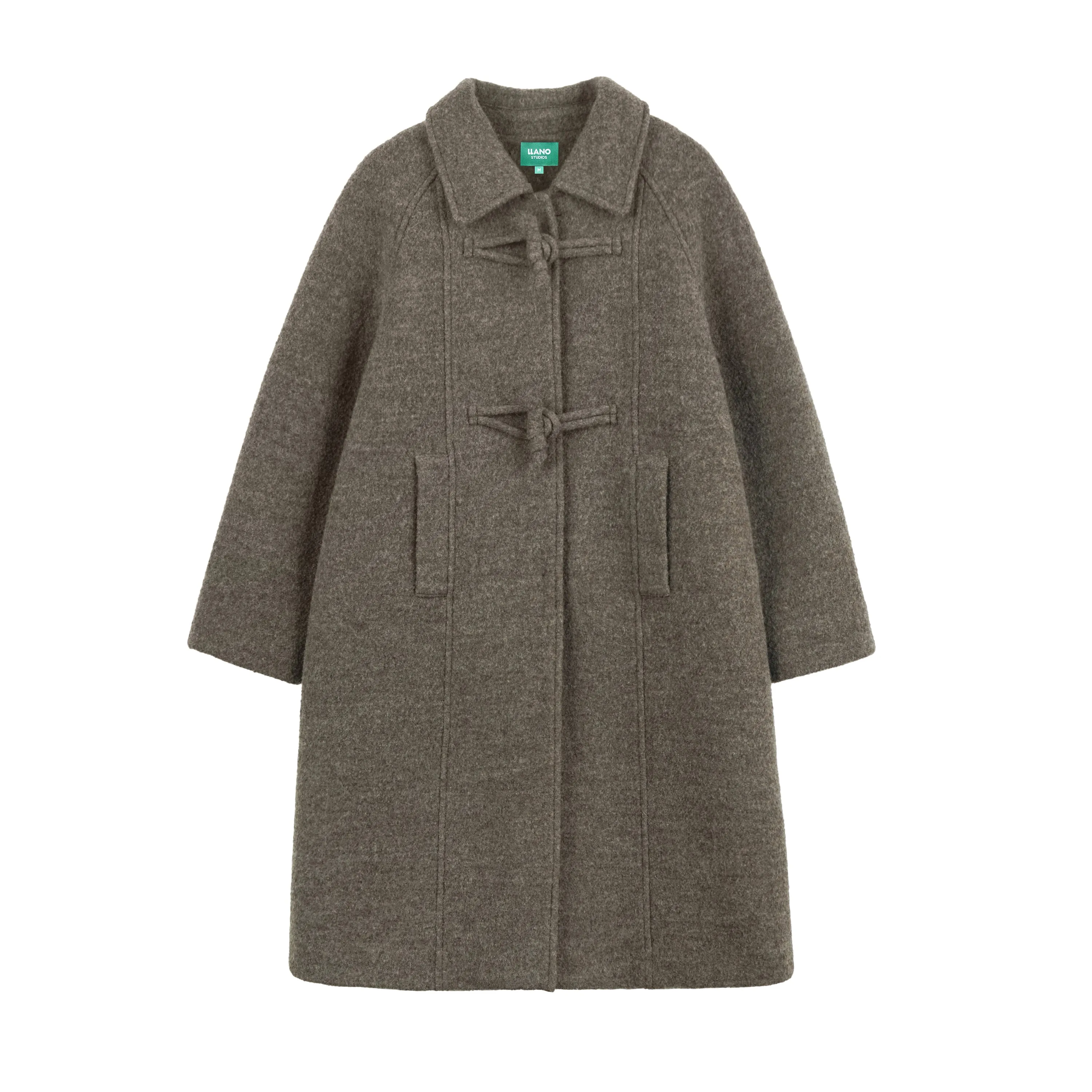 Pure Wool Bouclé Coat