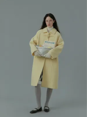 Pure Wool Bouclé Coat