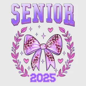 Purple Senior Bow Transfer