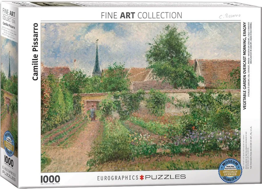 Puzzle Eurographics - 1000 p - Potager à Eragny - Pissaro