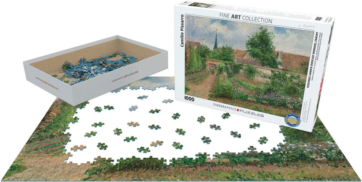 Puzzle Eurographics - 1000 p - Potager à Eragny - Pissaro