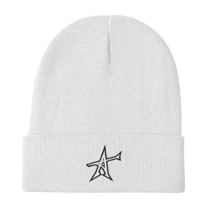 "ALL-IN" Otto Beanie (black print)