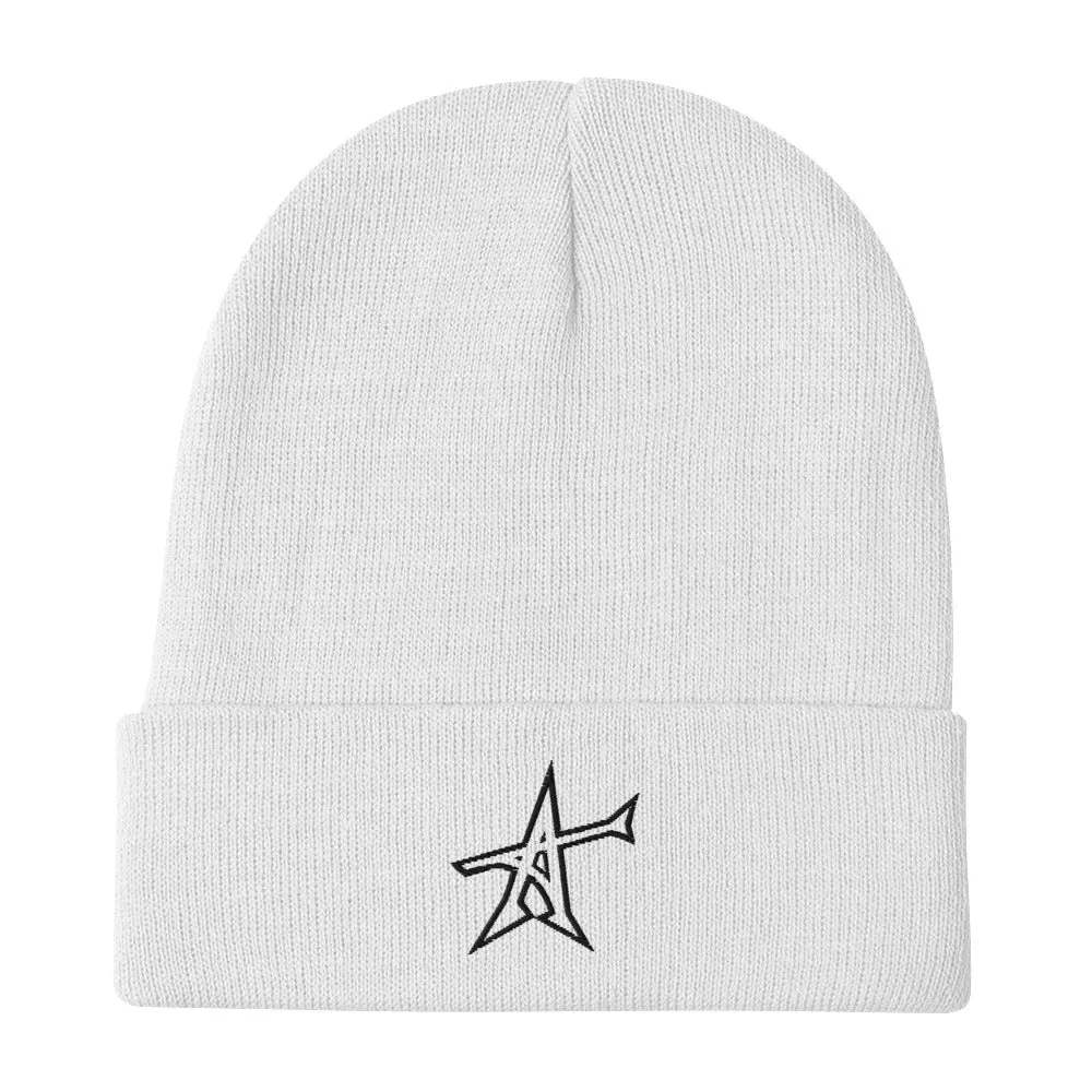 "ALL-IN" Otto Beanie (black print)