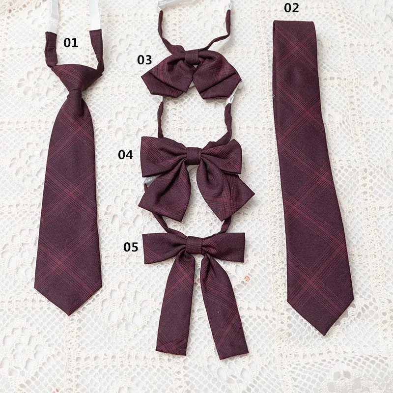"JK WINE RED PLAID" SKIRT N082708