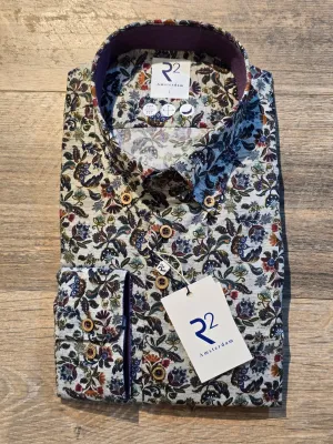 R2 - Amsterdam Winter Floral Poplin Cotton Shirt