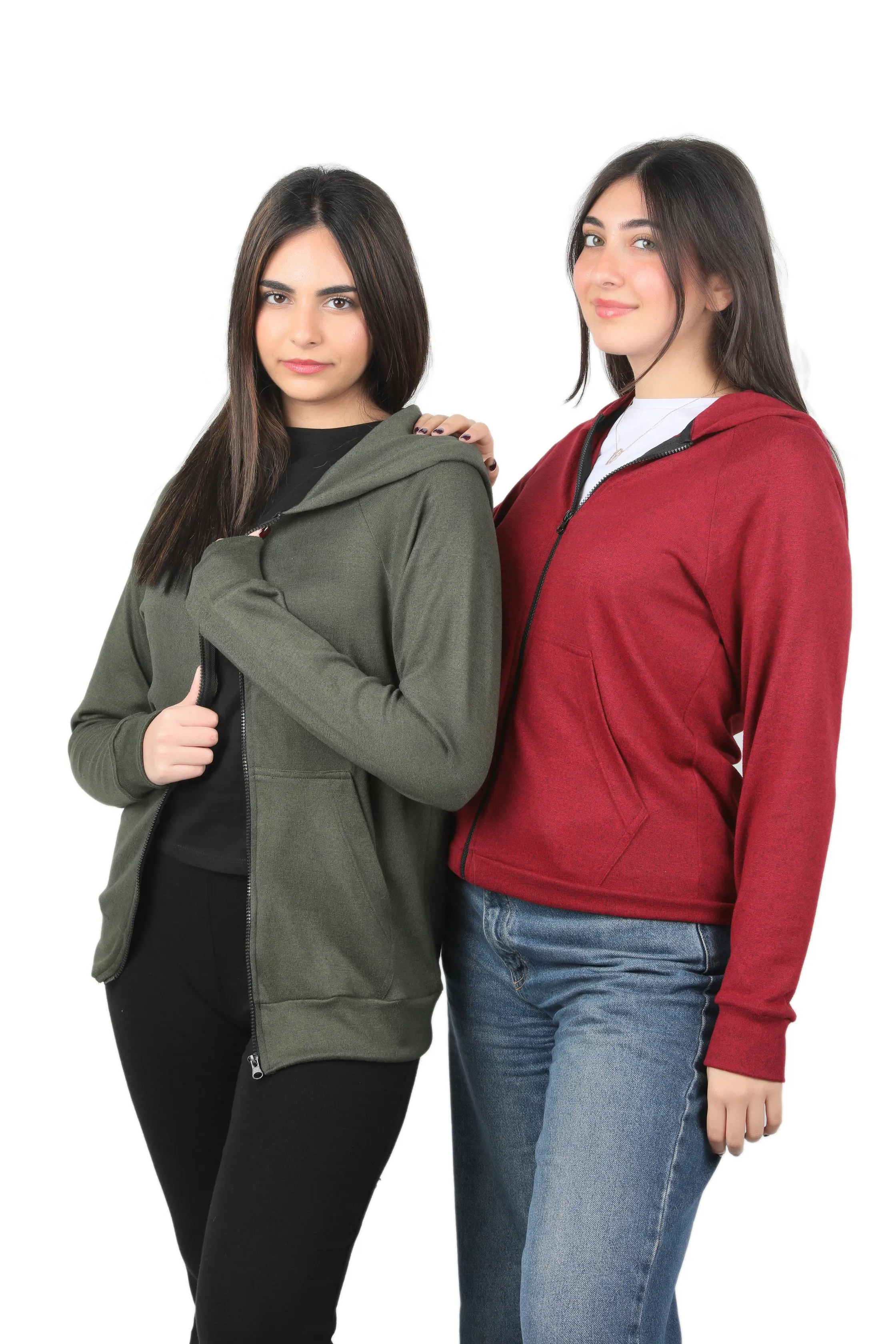 Red Hoodie Zipper