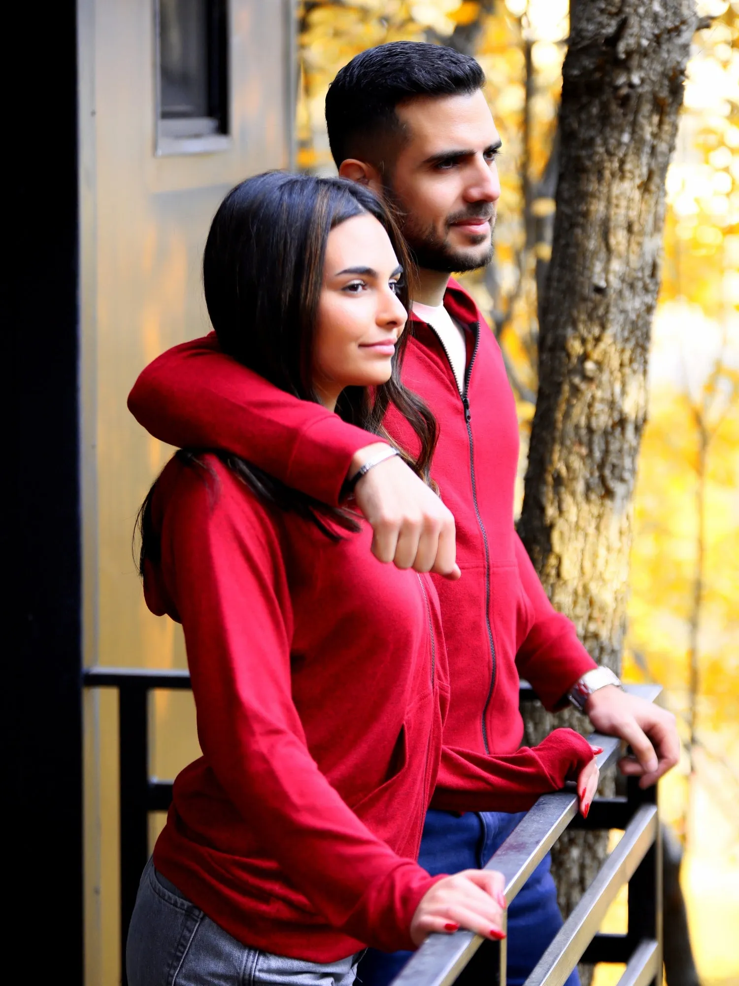 Red Hoodie Zipper