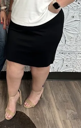 Reg/Curvy Pencil Skirt with Back Slit