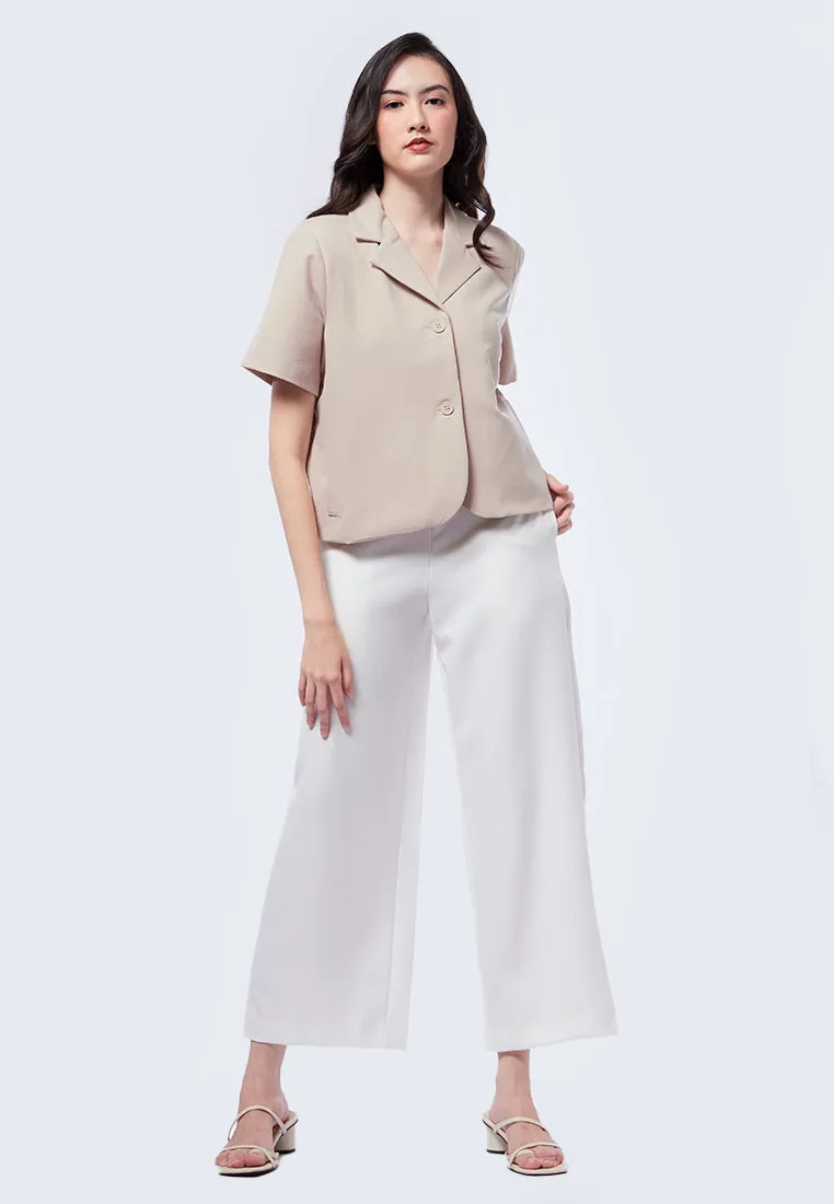 Relaxed Short Sleeve Blazer