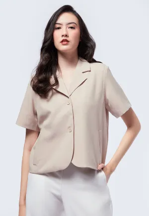 Relaxed Short Sleeve Blazer